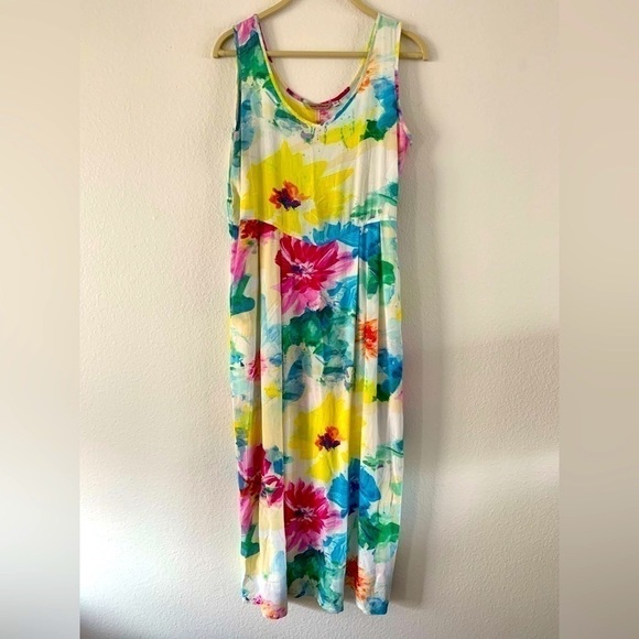 Jams World Floral Summer Vintage Midi Dress Size S - Picture 15 of 15